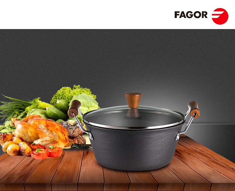 法格fagor耶罗铸铁炖烧锅24cm